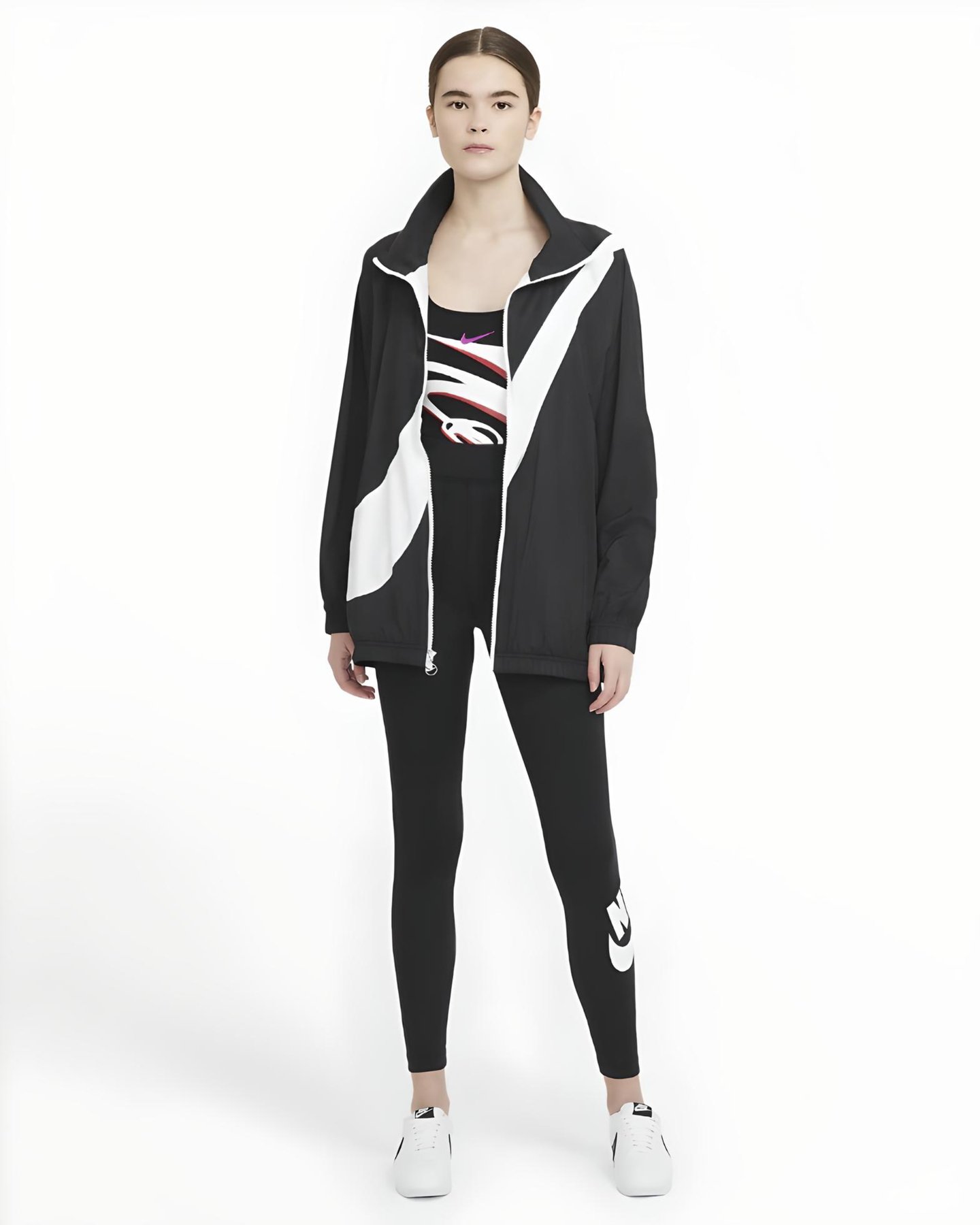 LICRA NIKE MUJER SPORTSWEAR ESSENTIAL NEGRO