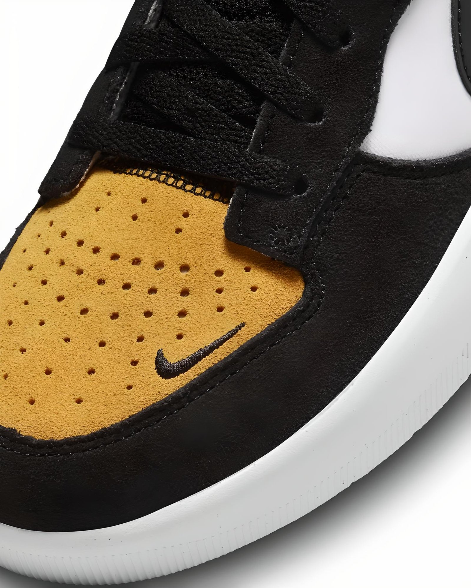 TENIS HOMBRE NIKE SB FORCE 58 NEGRO AMARILLO