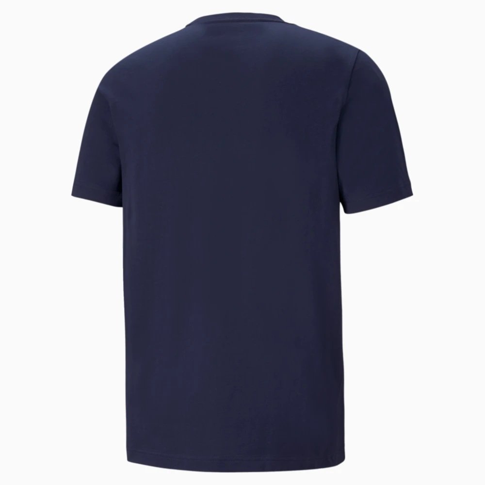 CAMISETA PUMA HOMBRE ESS LOGO TEE AZUL B