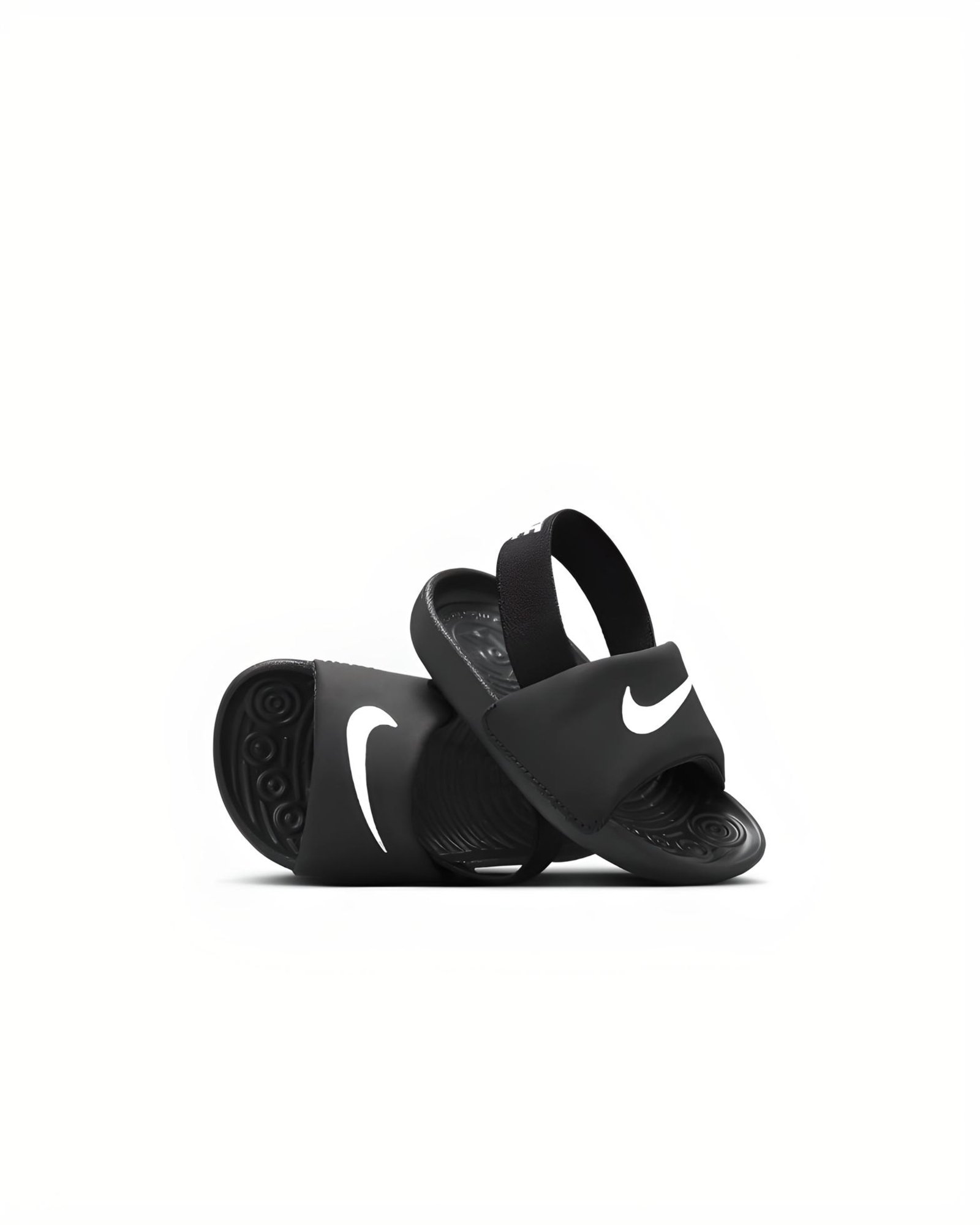 SANDALIAS NIKE BEBE KAWA SLIDE NEGRO BLANCO